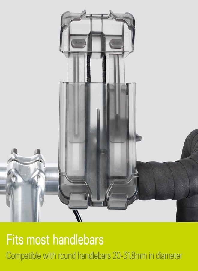 Delta Premium Bike Phone Mount Cycle - Bicycle Smartphone Holder Adjusts to Any Handlebar & Fits Any Phone or iPhones - Easily Accessible On The Go - Hands-Free Access - Image 5