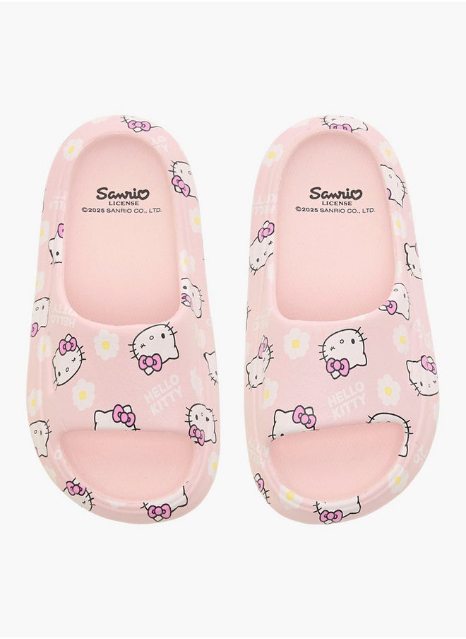 Hello Kitty Girls All-Over Print Slip-On Slides  - Image 1
