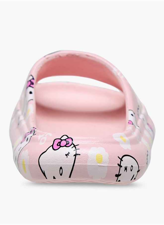 Hello Kitty Girls All-Over Print Slip-On Slides  - Image 4