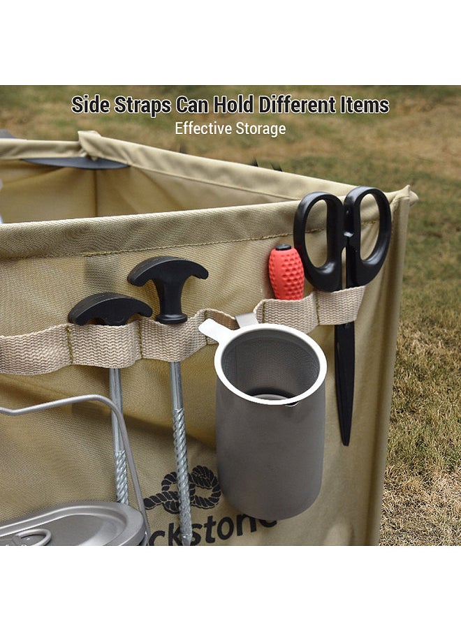 Luckstone Climbing Rope Bag Foldable Camping Tool Storage Bag Throwing Rope Bag  - Image 2