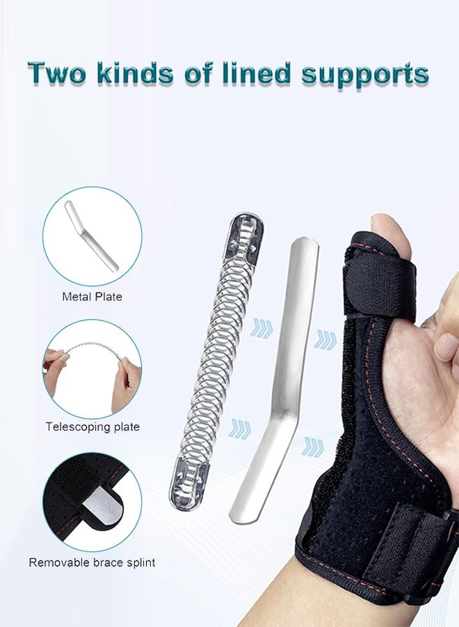 Thumb Splint with Wrist Support Brace-Thumb Brace for Carpal Tunnel or Tendonitis Pain Relief,Wrist Brace Fits Both Left and Right Hands - Image 3