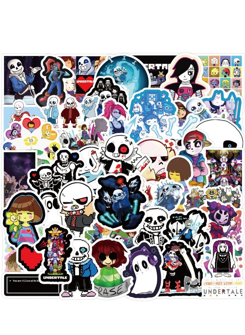 general 50-Piece Undertale Cute Vinyl Waterproof Sticker - Image 2
