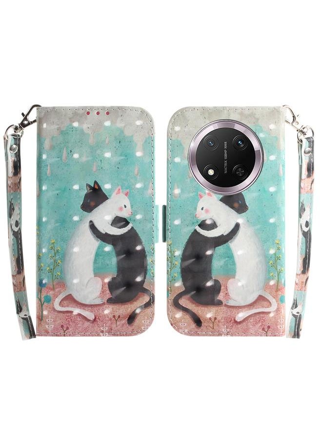 Zaboon Case For Honor X9c 3D Colored Horizontal Flip Leather Phone Case  - Image 1