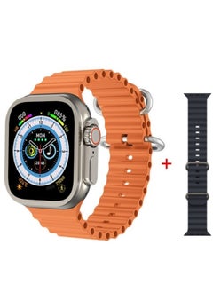 WISME Smart Watch Ultra2 AMOLED display With Health Fitness Tracker Sport Watch  Supports 49MM-ORANGE  - Image 1