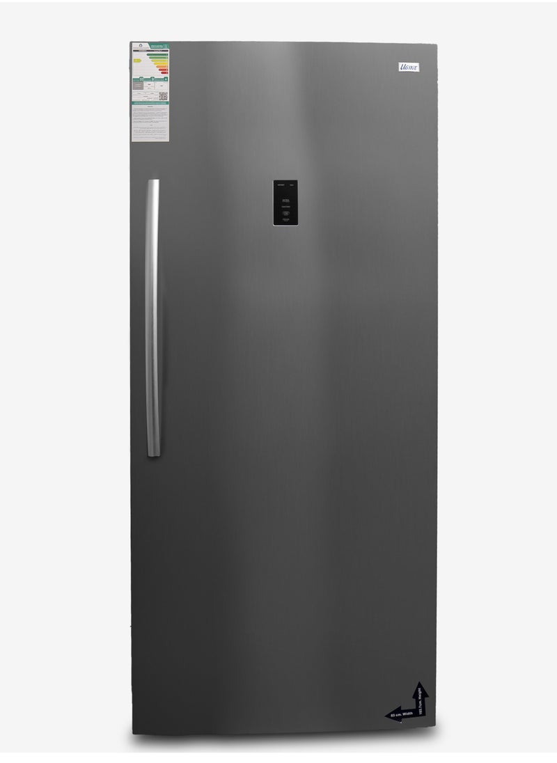 UGINE Ugine Upright Freezer can convert to Refrigerator 598L, 21.1 Cu.Ft, Inverter, No Frost, Right Door, Steel - UURK598NS  - Image 1
