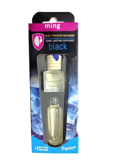 ming air freshener long lasting diffuser black ice