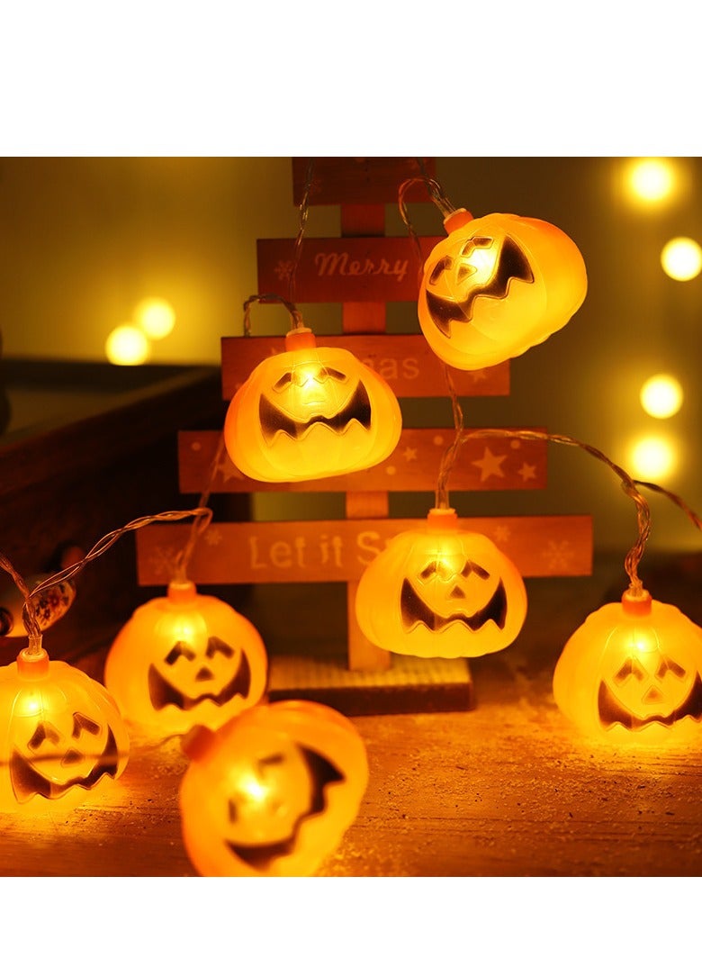 Halloween decorations pumpkin string lights, 3 meters with 20 lights