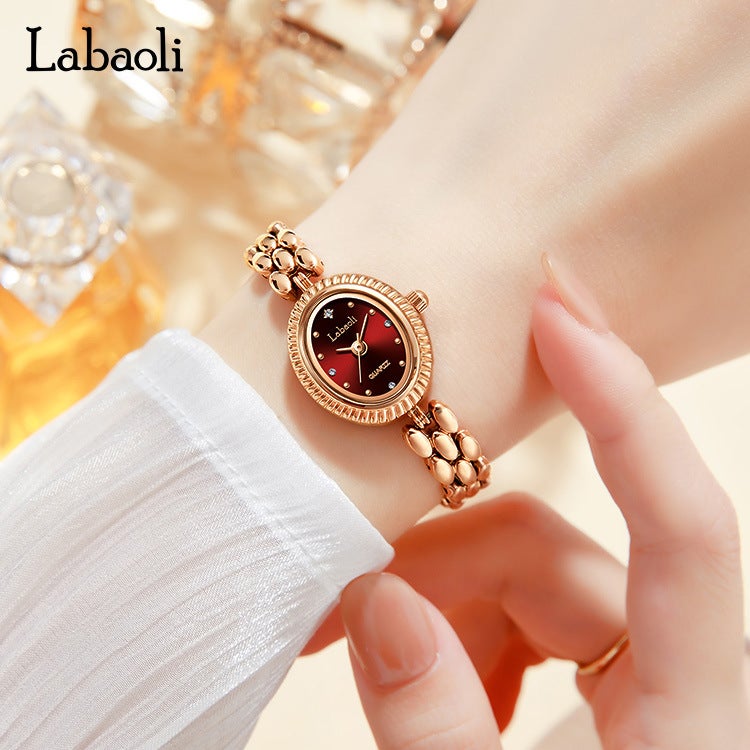 Labaoli Niche Light Luxury Bracelet Quartz Women's Watch - Waterproof High-End Chic Wristwatch - Image 3