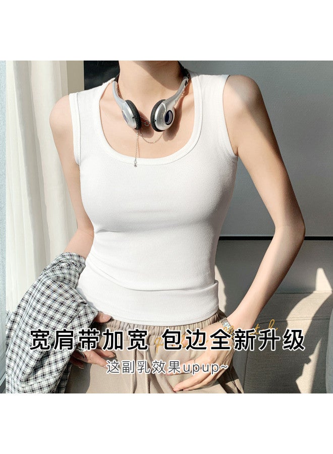 Moonbadi Summer Thin Strap Camisole For Women, Wide Straps To Cover Side Fat, Wear Alone Or As Lingerie - Image 3