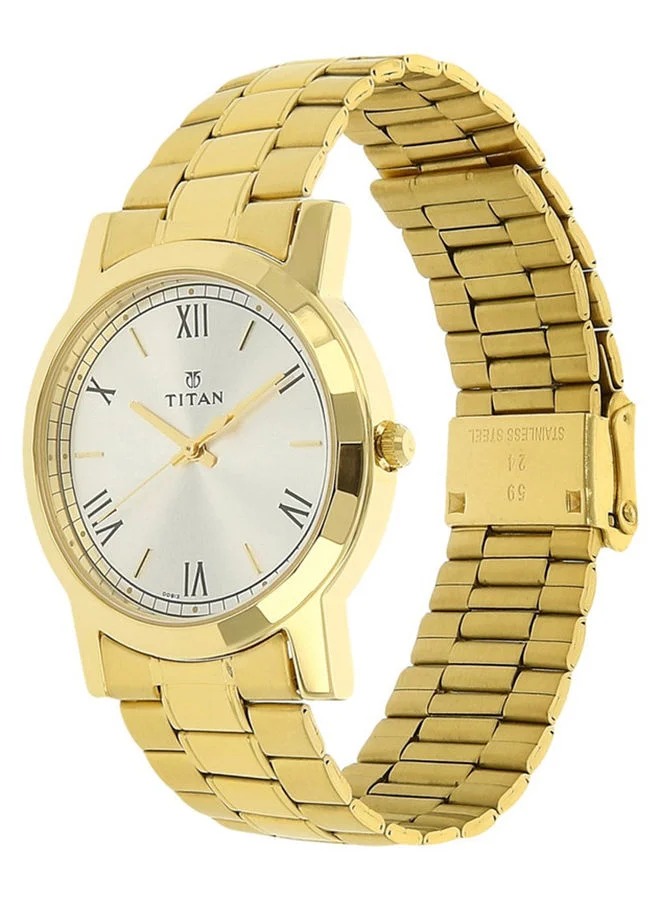 تيتان Stainless Steel Analog Wrist Watch 1644YM01