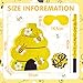 Lewtemi 14 x 29 x 122 Mexican Piata Party Decorations with Stick Blindfold and Confetti Suitable for Party Decorations Centerpiece Photo Prop Birthday Funny Anniversary Gift IdeasHoneycomb - Image 4