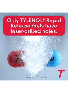 TYLENOL Extra Strength Acetaminophen Rapid Release Gels For Pain And Fever 50 Count  - Image 4