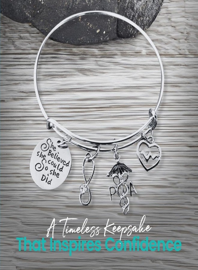 Infinity Collection Physician Assistant Bracelet, Physician Assistant Charm Bracelet, PA Bangle- Physicians Assistant Gifts - Image 4