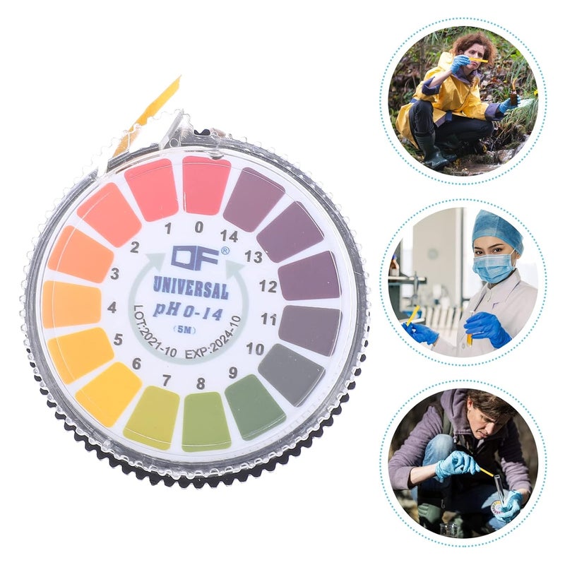 كلاراكو شرائط اختبار شاملة من كلاركو، لفة واحدة، ورق اختبار درجة الحموضة، ورق اختبار درجة الحموضة الحمضية، ورق اختبار القلوية الحمضية، أوراق الامتحانات، حمض-قاعدة - Image 5