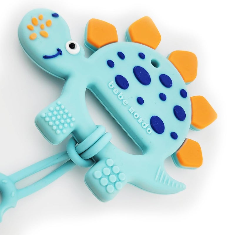 Bebe Mondo Teething Toys 36 Months Teethers for Babies 36 Months 612 Months Baby Teether Silicone Teethers SoftTextured Infant Toys for Teething Relief  Brain Development Baby Newborn Essentials - Image 1