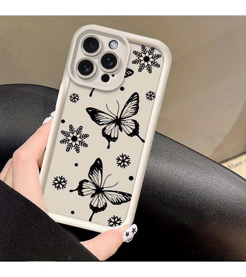 Phone Case For Honor 90 Pro 200 Smart Magic 5 6 7 Lite X8A X8B X9A X9B X9C X7C X7A X7B 4G 5G X6A With Snowflake Butterfly Design Mixed Color - Image 5