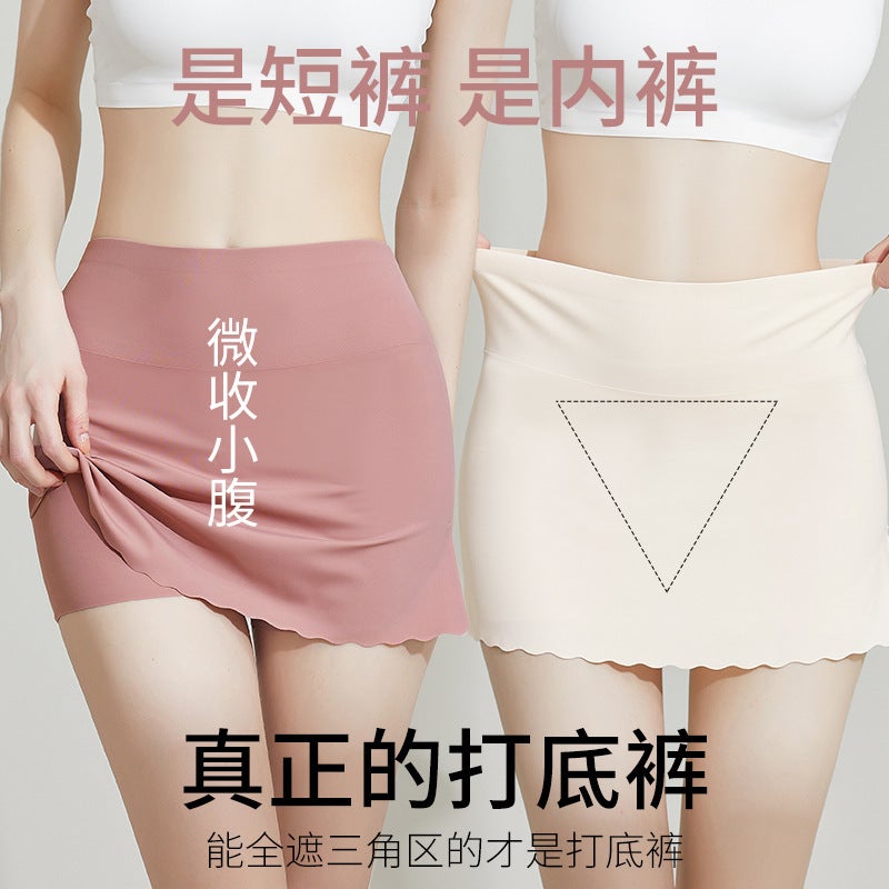 Seamless Safety Shorts For Women, Summer 2026 New Style, Large Size Shorts, Underwear Two-In-One, Anti-Exposure Base Layer - Image 4
