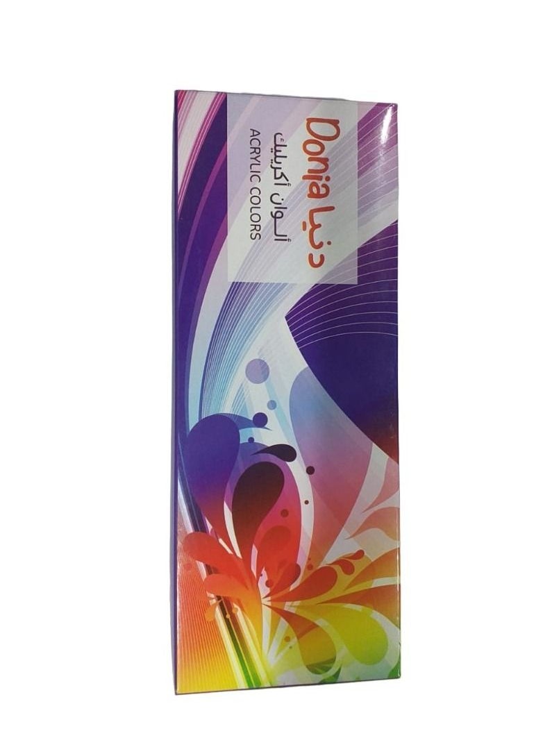 Donia 12-Piece Acrylic Colour Set  - Image 2