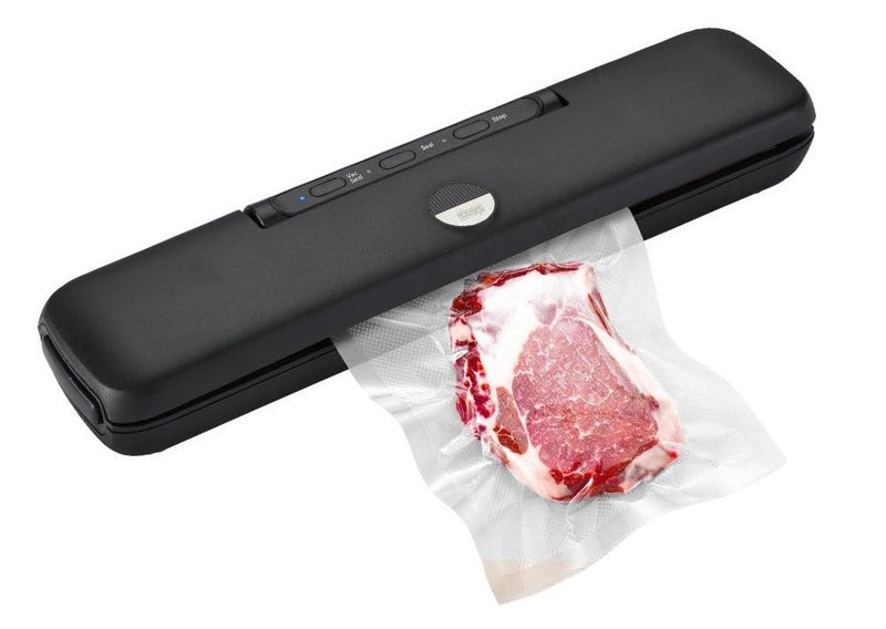Food Vacuum Sealer Machine 110W 60Kpa Suction Power 17 Storage Bags Support Welding and Vacuum Modes Durable Stainless Steel Construction (KD2033) - Image 1