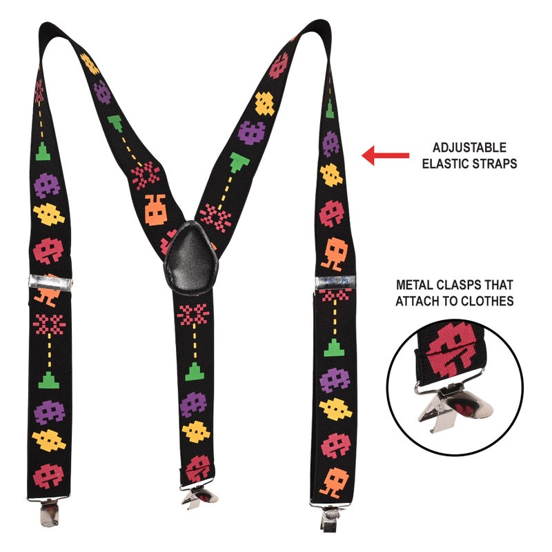 Beistle Arcade Suspenders (adjustable) Party Accessory  (1 count) (1/Pkg) - Image 4