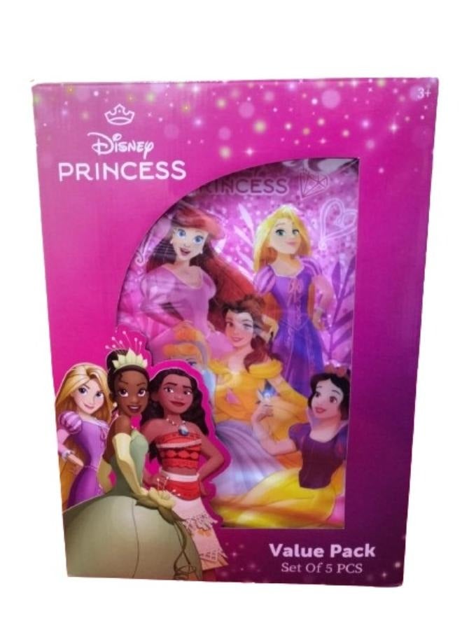 Disney Princess حقيبة ظهر ديزني برنسيس 5 في 1 - عبوة اقتصادية - مقاس 16 بوصة - Image 4