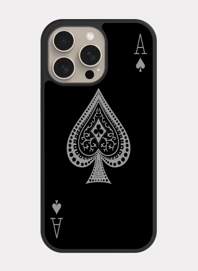 PXLAAT iPhone 15 Pro Max case cover Ace Spade - Image 1