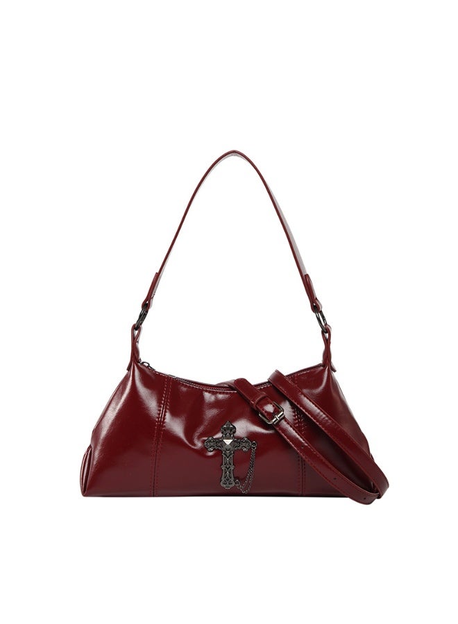 KUYING New Fashionable Simple Retro Underarm Bag  - Image 1