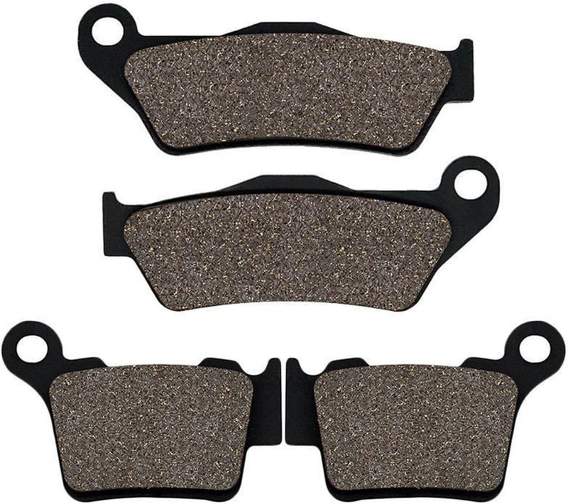 QASULER Motorcycle Front and Rear Brake Pads - Image 1