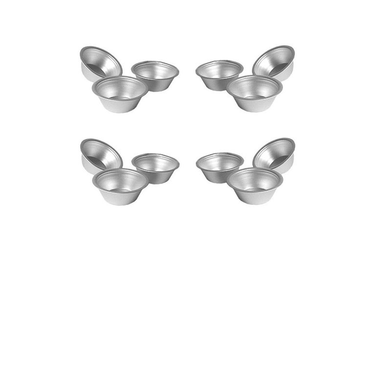 RINKLE TRENDZ Aluminium Muffin Cup Moulds, Cup Cakes Moulds -Set of 12 - Image 1