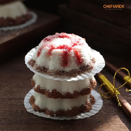 RINKLE TRENDZ Aluminium Muffin Cup Moulds, Cup Cakes Moulds -Set of 12 - Image 3