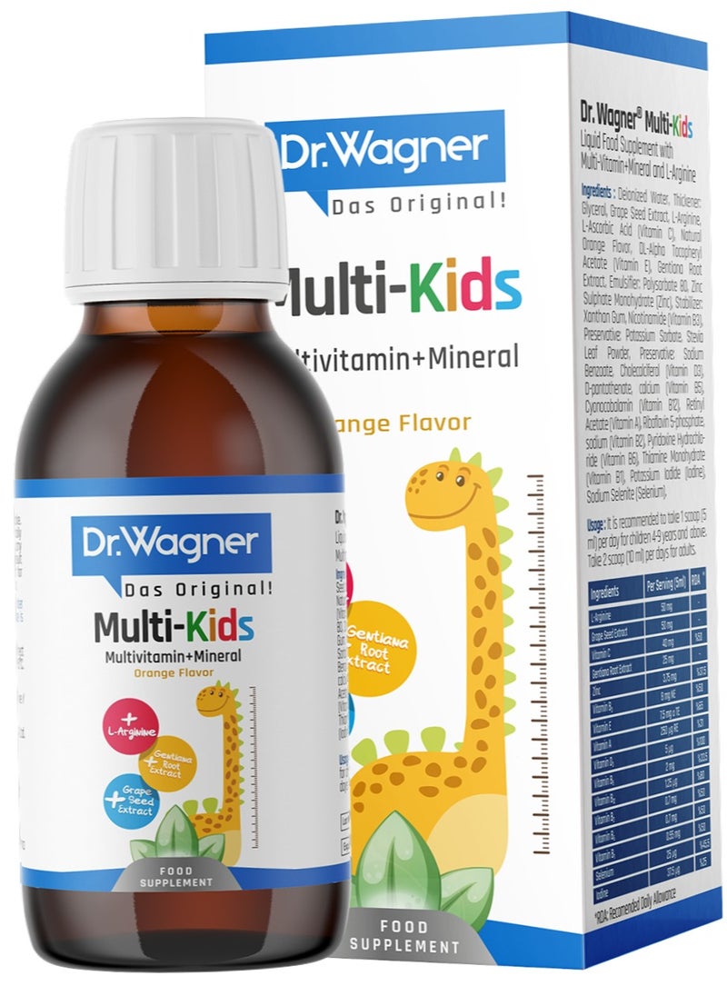 Dr.Wagner Multi-Kids Multivitamin Syrup 150 ml  - Image 1