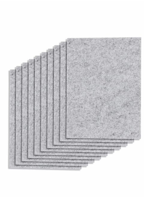 10 Pack Premium DIY Furniture Pads Felt Sheet for Hard Surfaces Floor Protector 14 * 20cm