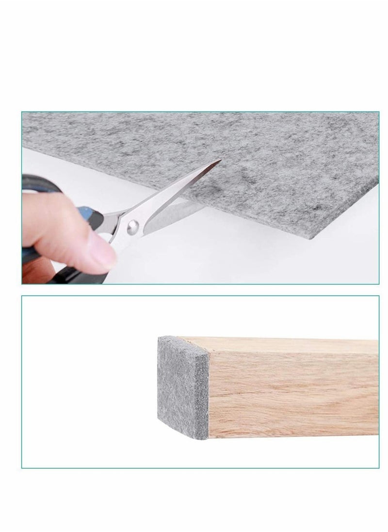 Y&D - 10 Pack Premium DIY Furniture Pads Felt Sheet for Hard Surfaces Floor Protector 14 * 20cm - Image 1