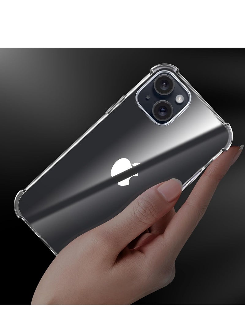 Clear Anti Scratch Tpu Back Case Cover for Apple iPhone 13/14/15 - Image 4