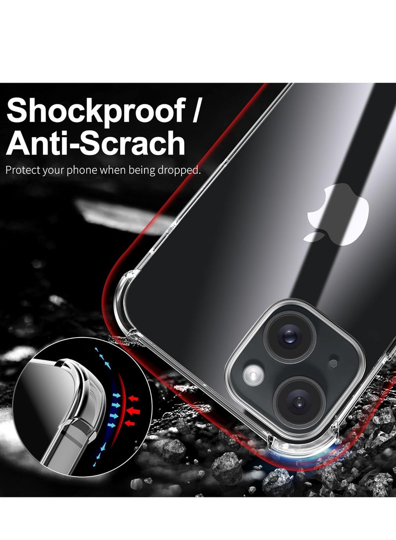 Clear Anti Scratch Tpu Back Case Cover for Apple iPhone 13/14/15 - Image 5