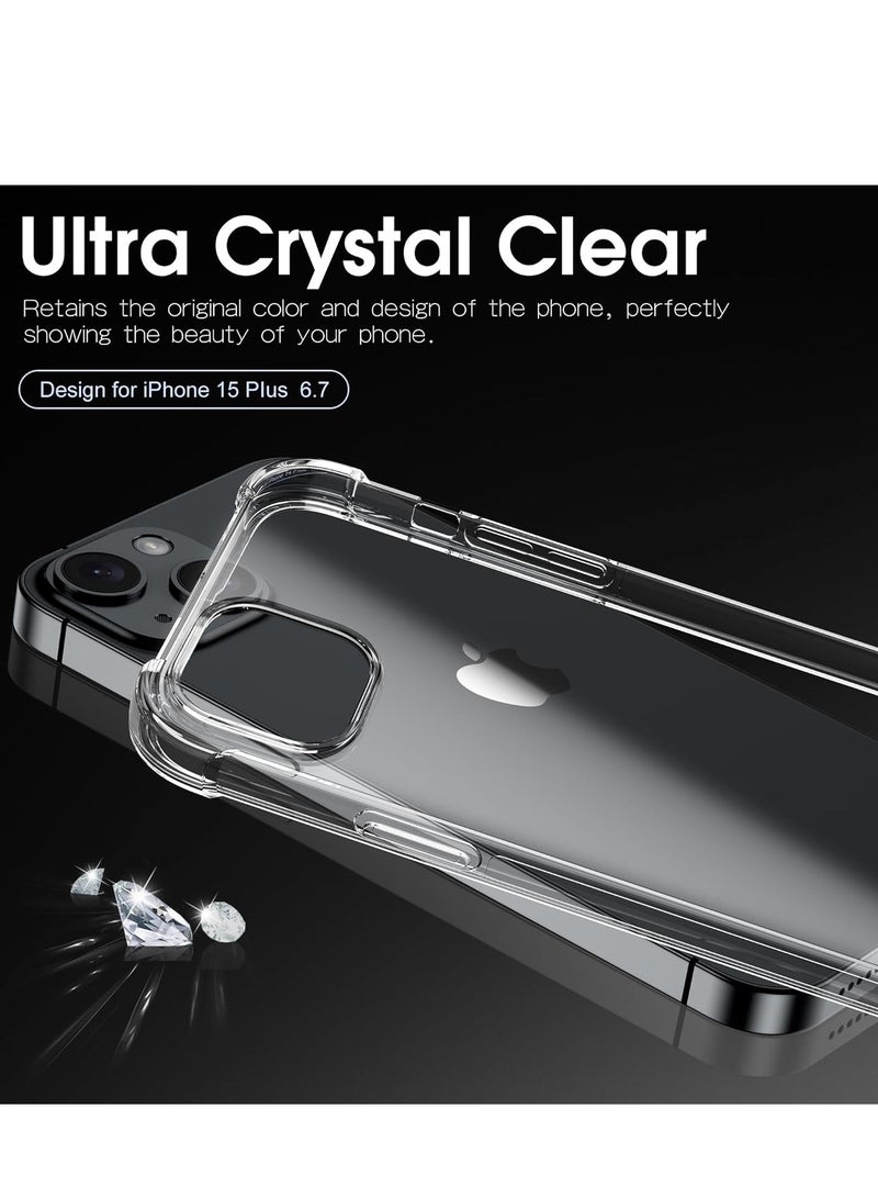 Clear Anti Scratch Tpu Back Case Cover for Apple iPhone 13/14/15 - Image 2
