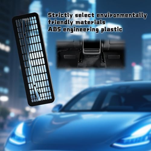 CZMZHFC 2PCS Floor Air Flow Vent Grille Protection for Tesla Model Y Juniper 2025/2026,Rear Under Seat Air Condition Grille Outlet Protector Accessories For Tesla Model Y Juniper Vent Covers - Image 4