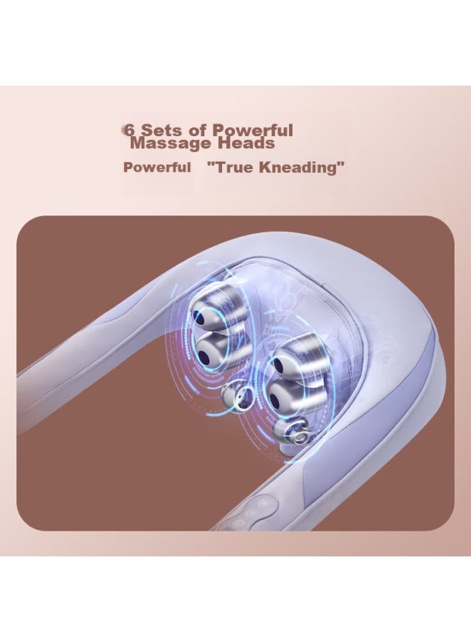 OGAWA Aojiahua Neck Massager, Home-use Neck And Shoulder Massager, Back And Waist Massager, Cervical Spine And Trapezius Massager, Birthday And Mother's Day Gift, 2608 Neck Beauty, Ice Mist Gray - Image 3