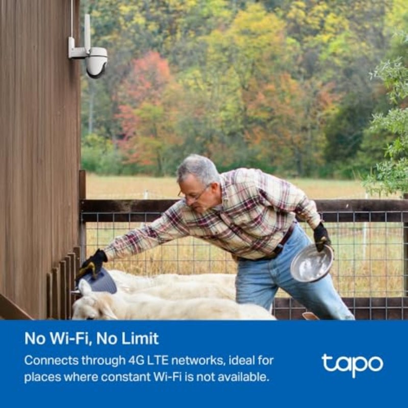 كاميرا مراقبة خارجية C501GW 4G بزاوية 360 درجة مع بطاقة SIM، لا حاجة إلى شبكة Wi-FI، رؤية ليلية بضوء النجوم الملونة، اكتشاف AI مجاني، طاقة DC/PoE، IP66، تخزين محلي وسحابي - Image 4