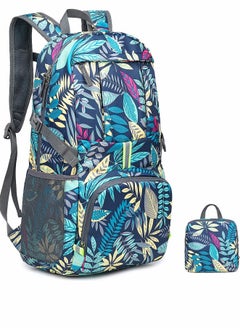 35L Lightweight Hiking Backpack Camping Packable Waterproof Daypacks Rainforest Style Knapsack for Outdoor Travel Cycling School Men Women