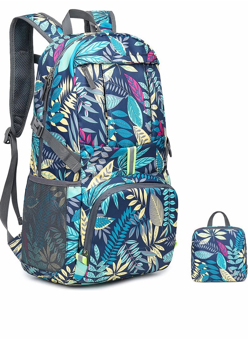 SYOSI - 35L Lightweight Hiking Backpack Camping Packable Waterproof Daypacks Rainforest Style Knapsack for Outdoor Travel Cycling School Men Women - Image 1