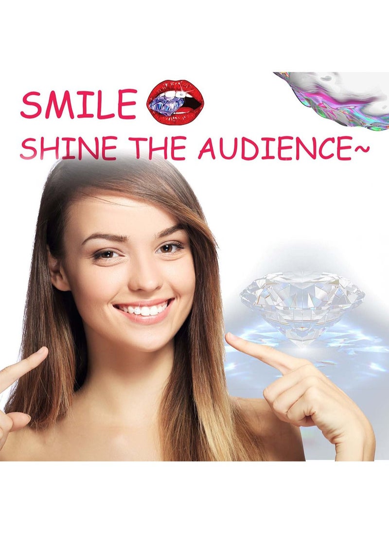Jaysuing - Teeth Gem Kit with Cotton Rolls UV Light Gem Suit Gems Picker and UV Bonding Resin Easy to Use and Remove Safe Great Fashionable Teeth Jewelry Starter Kit Tooth Gem Kit for Professional DIY - Image 1