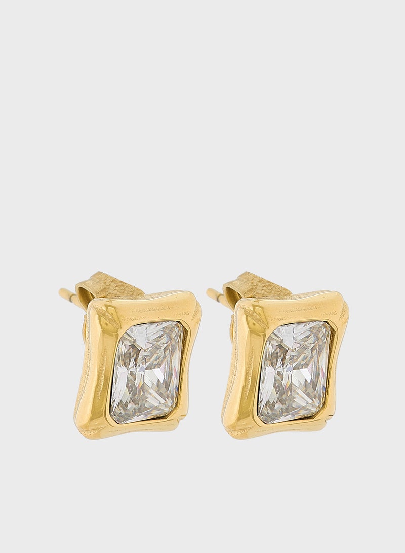GUESS Bamboo Stud Earings  - Image 1