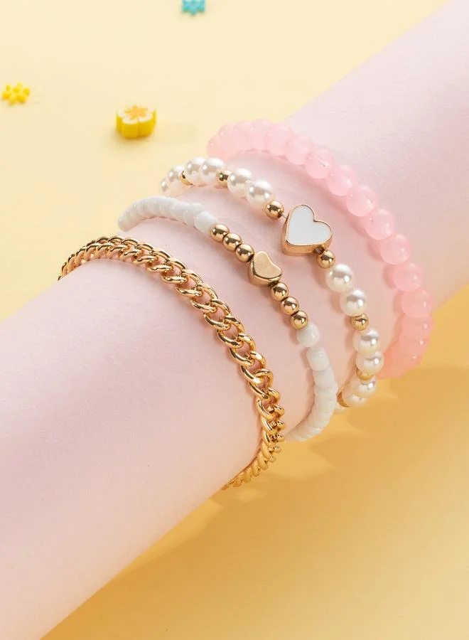 تايك تو Set of 4 - Beaded Bracelet