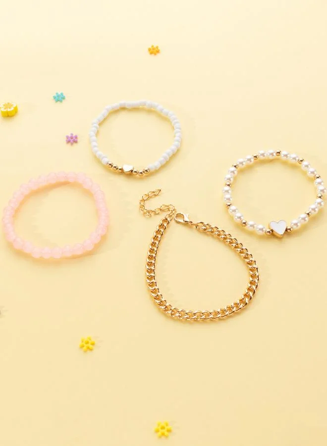 تايك تو Set of 4 - Beaded Bracelet