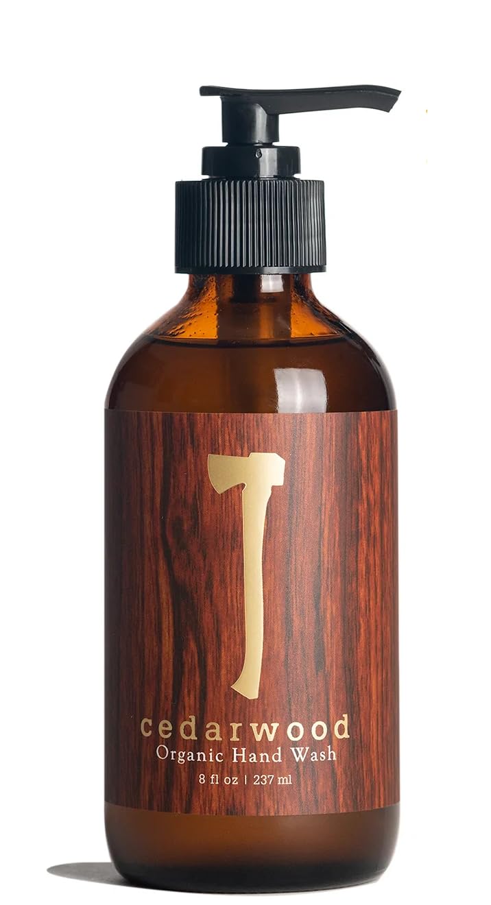 Kalastyle Cedar Wood Organic Hand Wash | No Sulfates, Parabens, EDTA | 100% Vegan | 8 fl ounces
