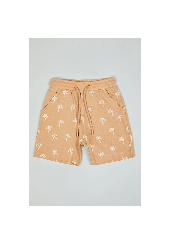أر أند بي 2 Pack Printed Shorts with Drawstring Wasit