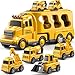 JUKUDAHU Trucks for Toddlers 24 Years 13 48 47 Boys Girls 5 in 1 Construction Carrier Toy Trucks for Kids Detachable Transport Trailer Toy 1 Year Old Boy Gifts Birthday Toy - Image 3