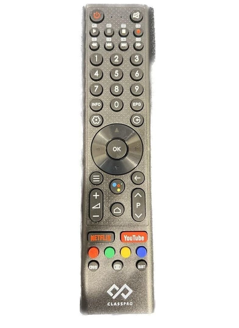 ClassPro Class Pro New Remote Control for Television Black 