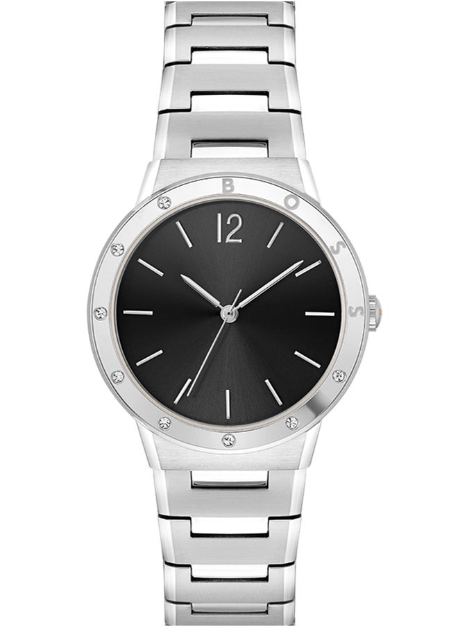 HUGO BOSS - Women's Analog Round Shape Stainless Steel Wrist Watch 1502647 - 34 Mm - Image 1
